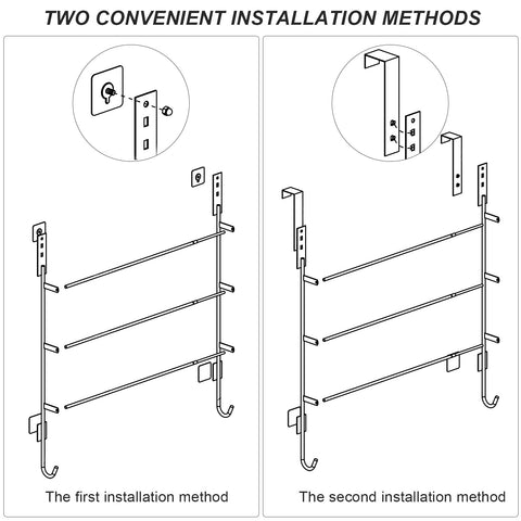 TIUTCOX mounted on tile with punch-free adhesive showcasing damage-free wall installation