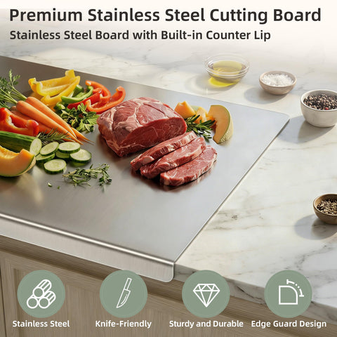 TJ POP textured stainless surface close-up, easy-clean benefit