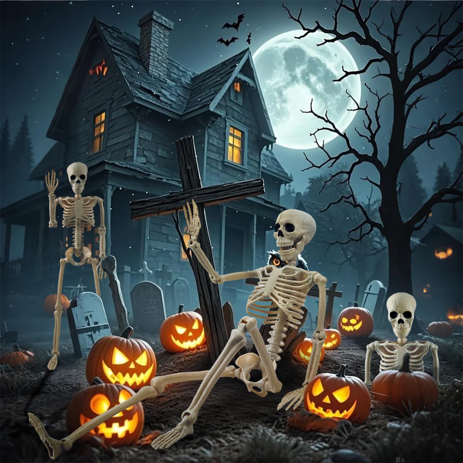 tkgpe skeleton scale next to chair showing true 36-inch life-size scale