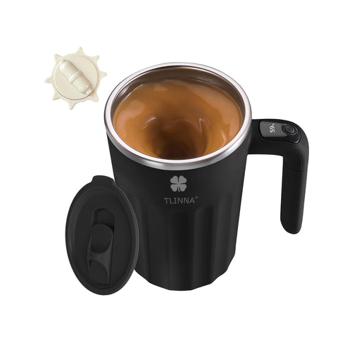 TLINNA front view showing mug design and quick mixing benefit