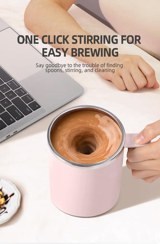 TLINNA mug held in hand to show 12-ounce scale and comfortable grip