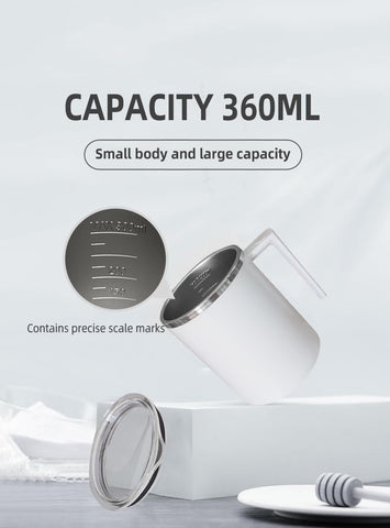 TLINNA scale comparison beside a water bottle showing compact portability