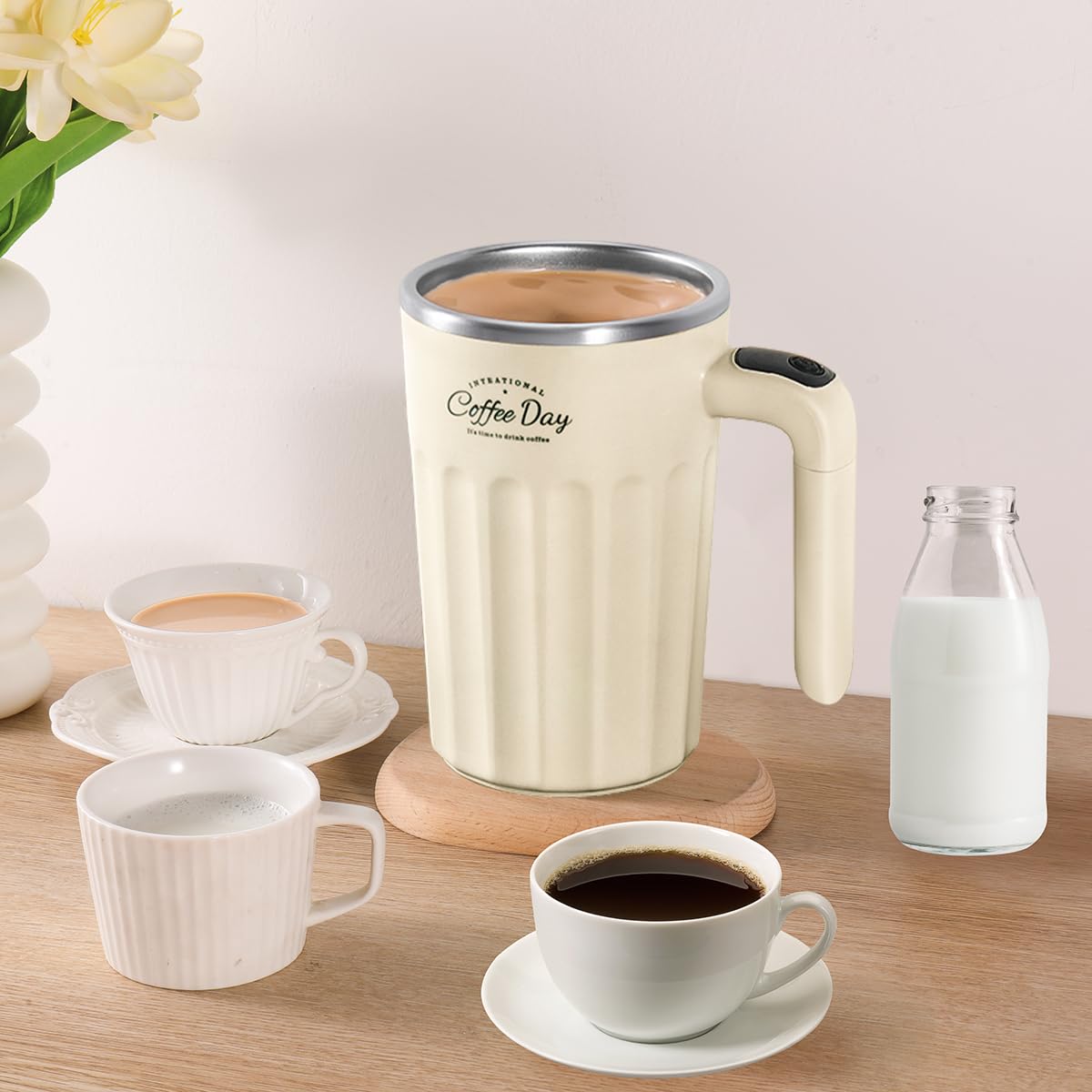 TLINNA open top showing smooth stainless interior for easy cleaning and durability