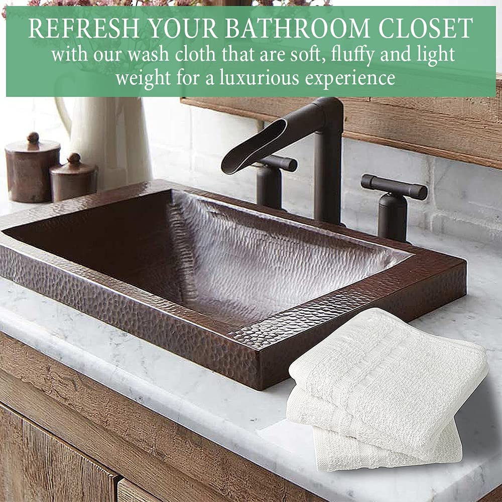 TOALLA washcloth in hand drying face demonstrating gentle comfort