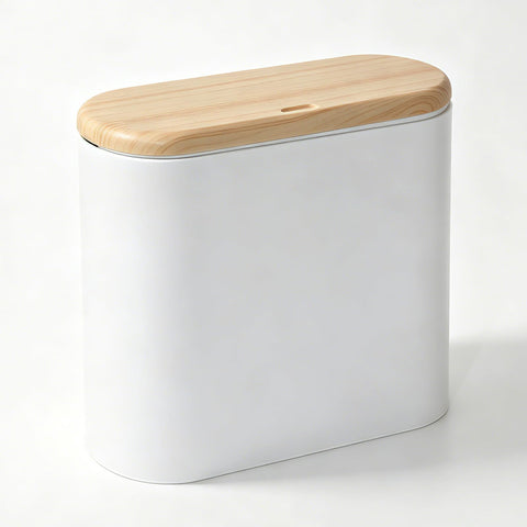 TODAYGO front view small trash can showing slim profile and tidy look