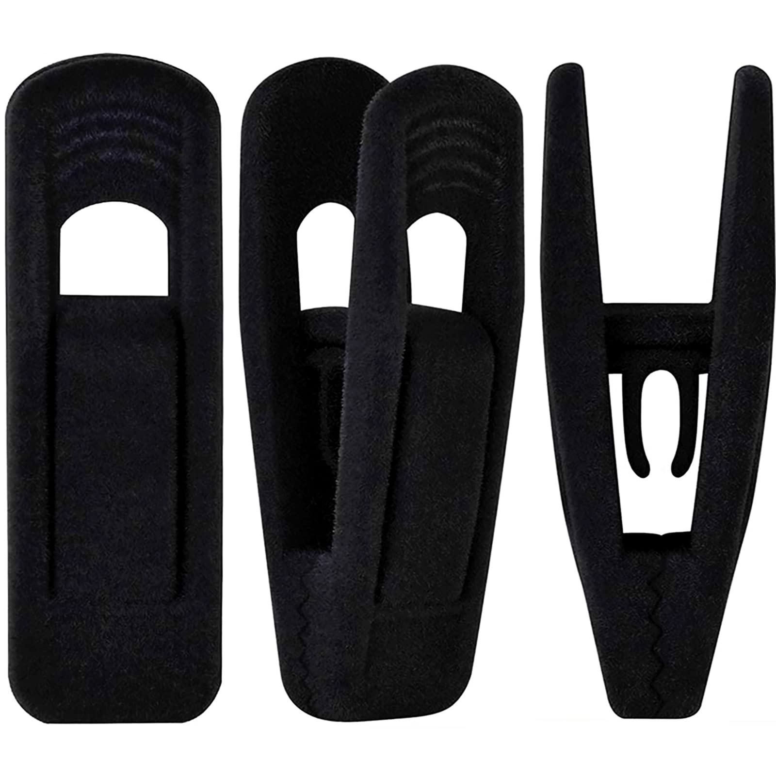 TOFIIGREM front pack of 60 black clips showing value and organization benefit