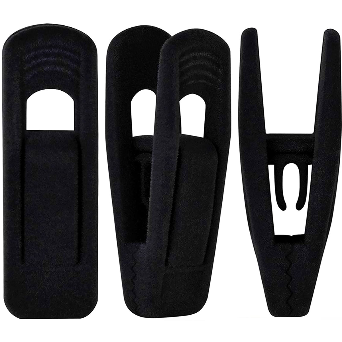 TOFIIGREM front pack of 60 black clips showing value and organization benefit