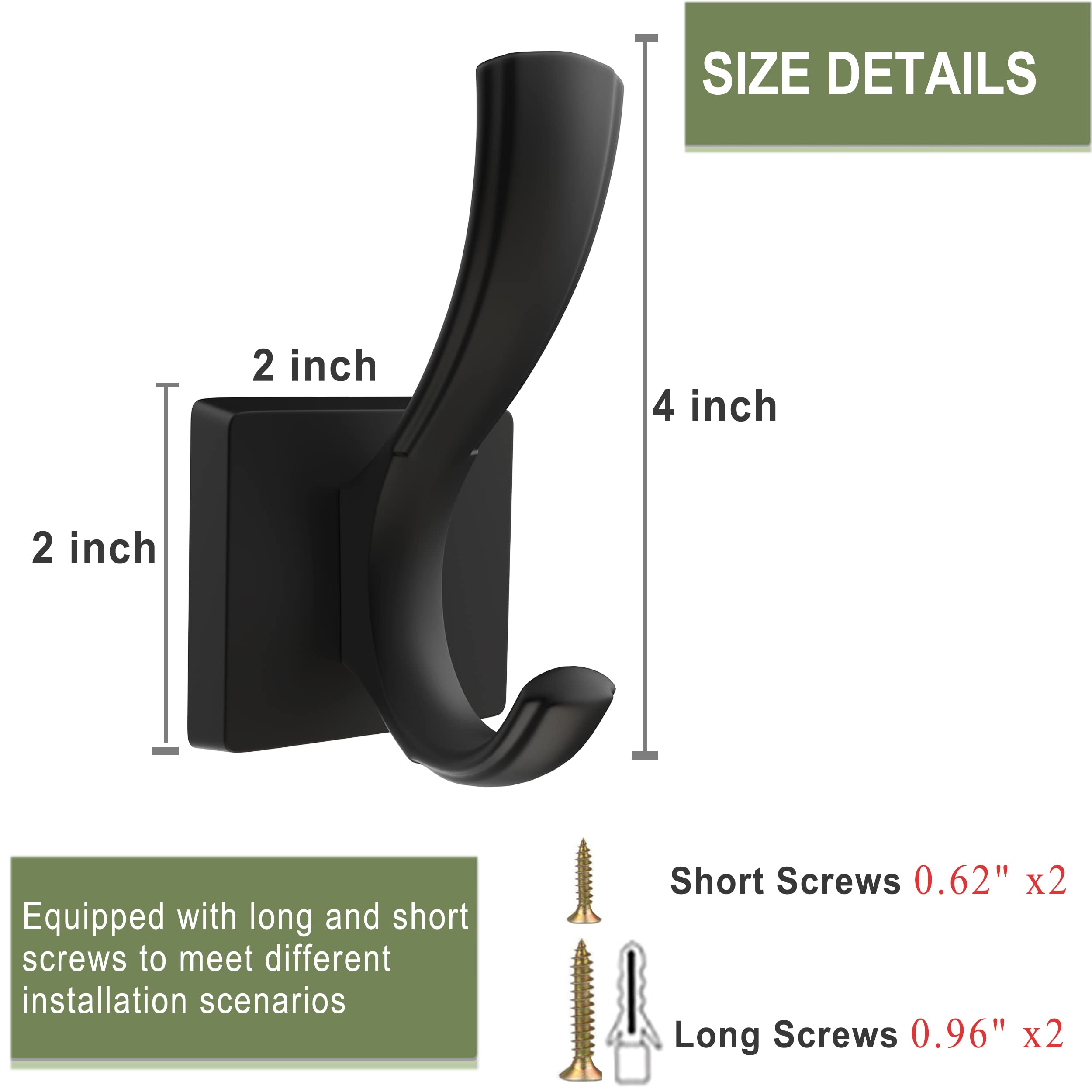 TOFIIGREM hook supporting a heavy backpack to show 50 lbs capacity confidence
