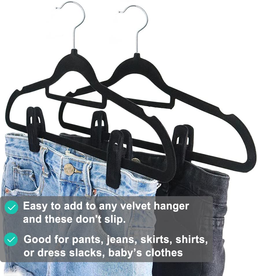 TOFIIGREM styled wardrobe with clips creating tidy, efficient storage