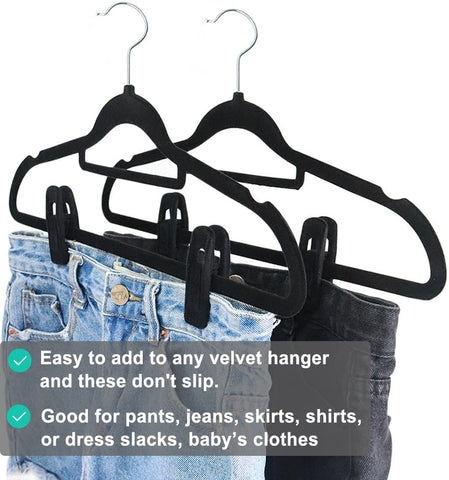 TOFIIGREM styled wardrobe with clips creating tidy, efficient storage