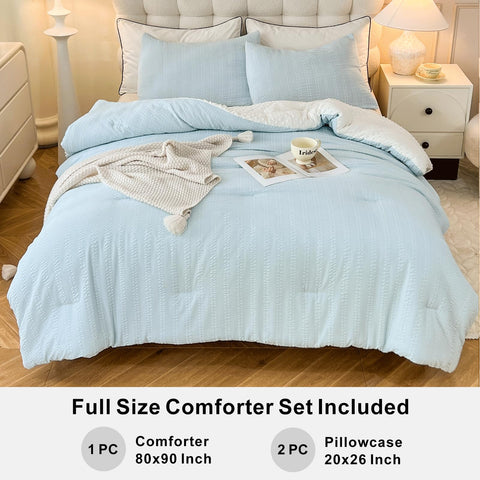 tohrisa comforter on full bed comparing size and generous coverage