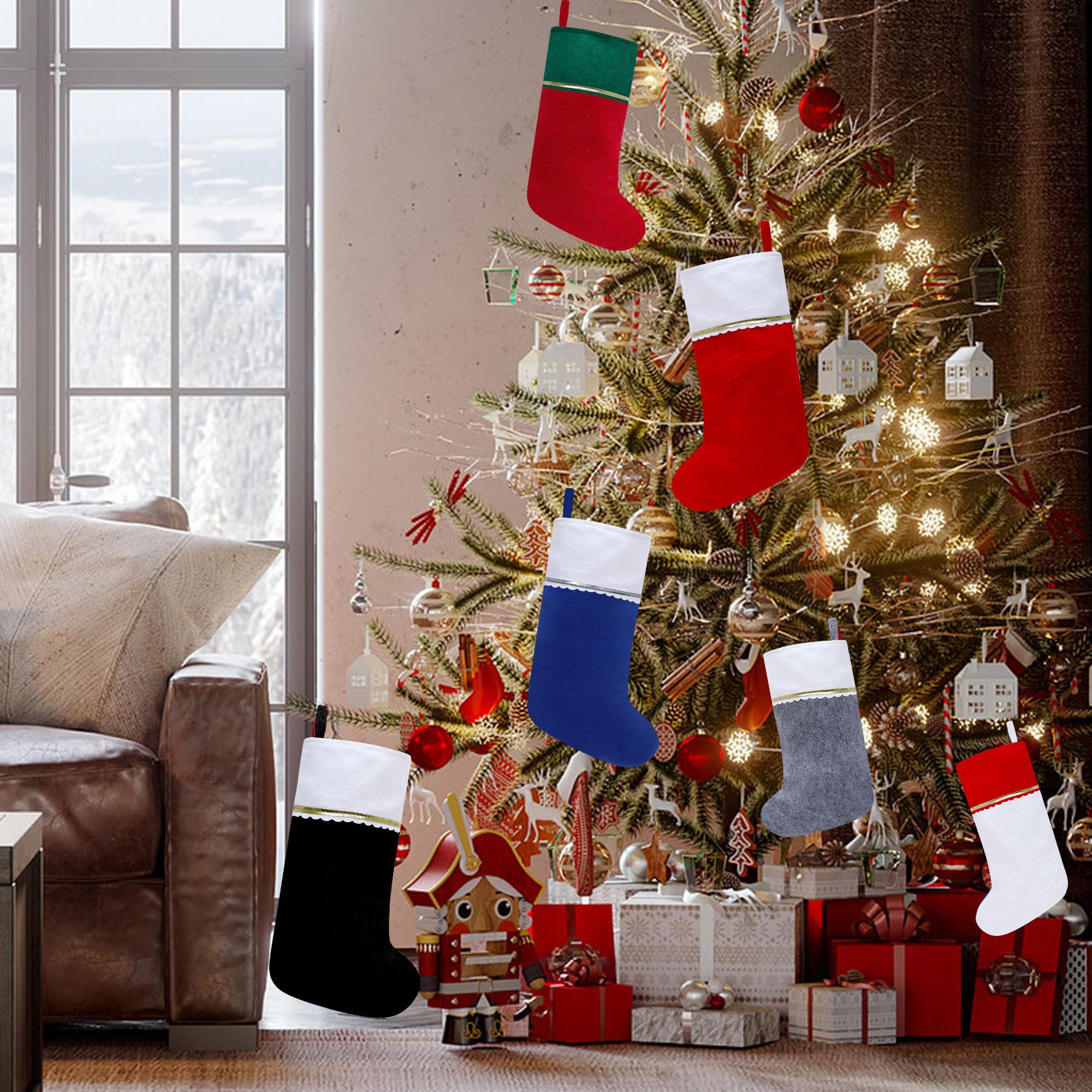 Tokforty stockings displayed in classroom indicating bulk use for events and parties