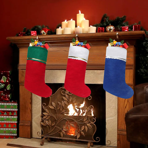Tokforty stocking filled with candies and small gifts illustrating generous capacity
