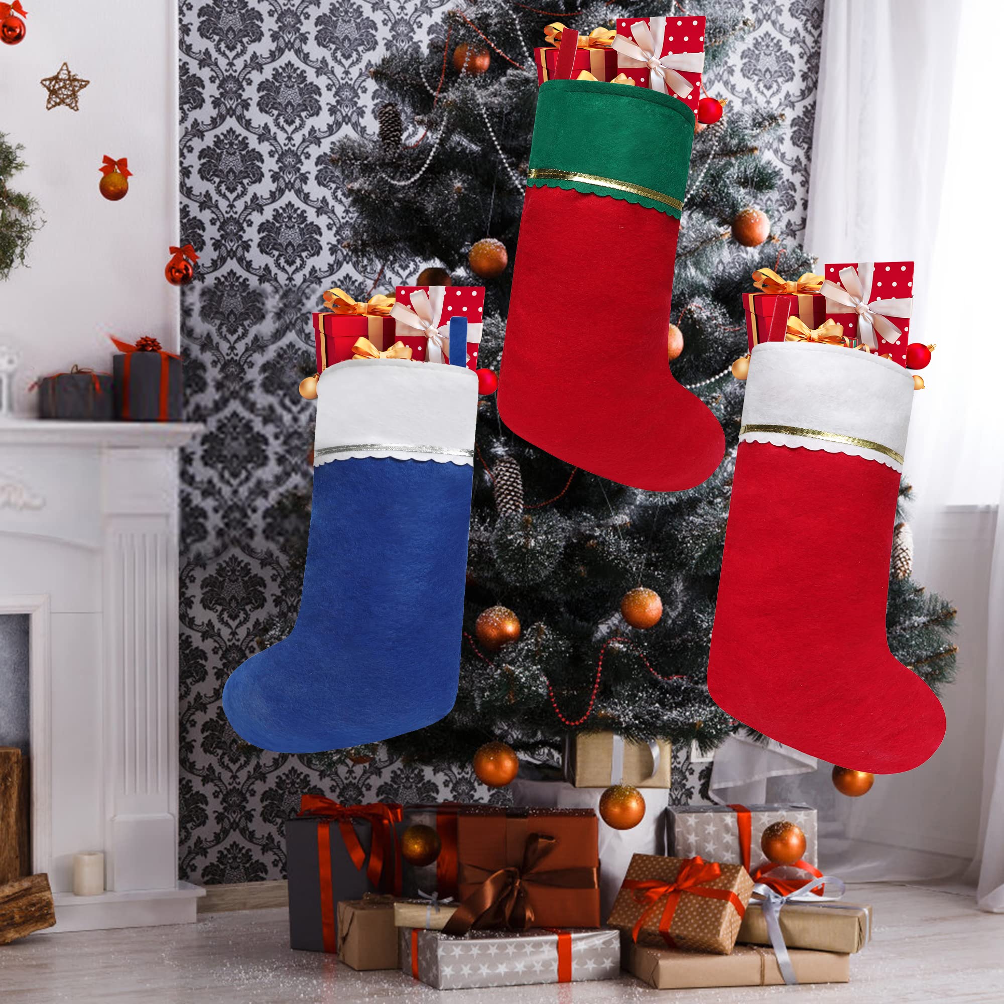 Tokforty stocking next to a ruler showing the 19-inch size for proper fit