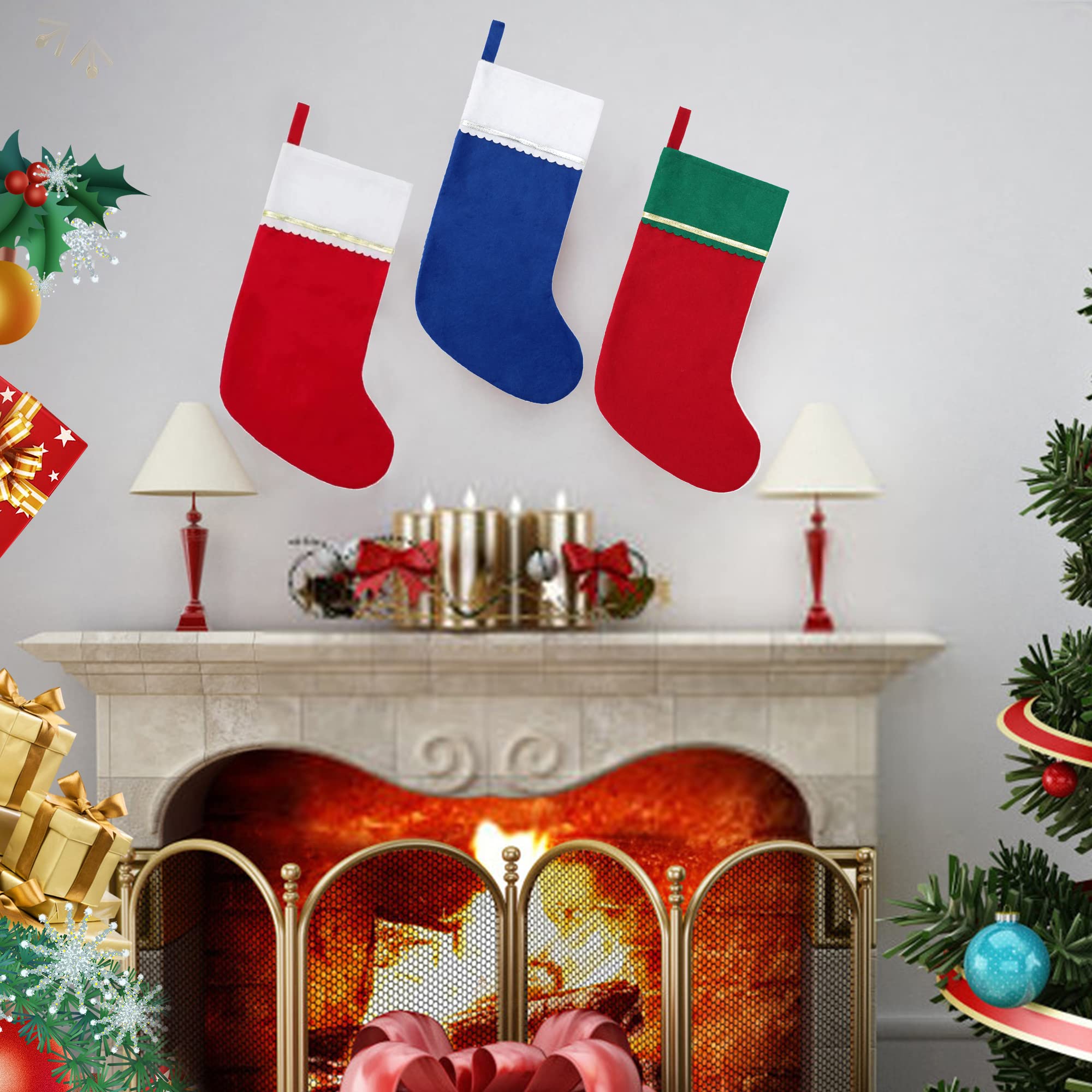 Tokforty stocking next to ruler showing 19-inch length for sizing clarity