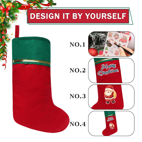 Tokforty stocking filled with candies and small gifts demonstrating capacity and presentation