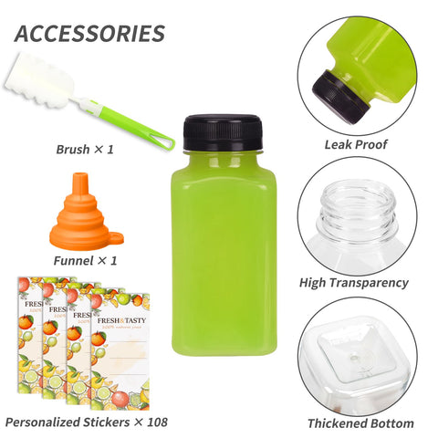 TOMNK bottle next to ruler, shows 2.1x2.1x4.6 inch size for planning