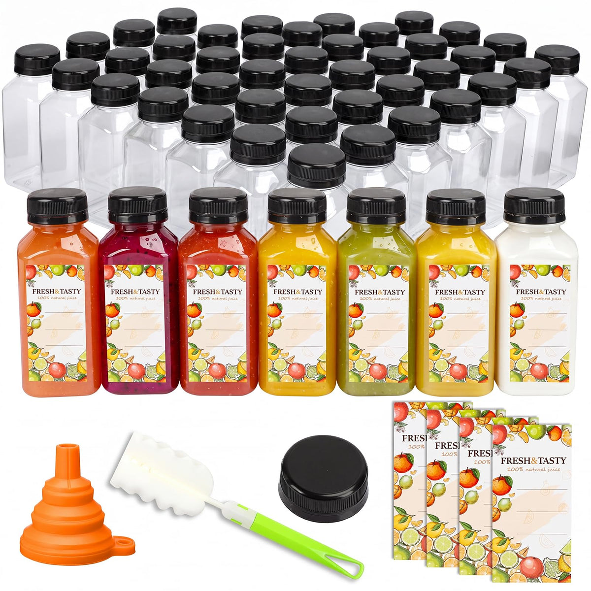 TOMNK pack of 100 bottles displayed, shows set completeness and value