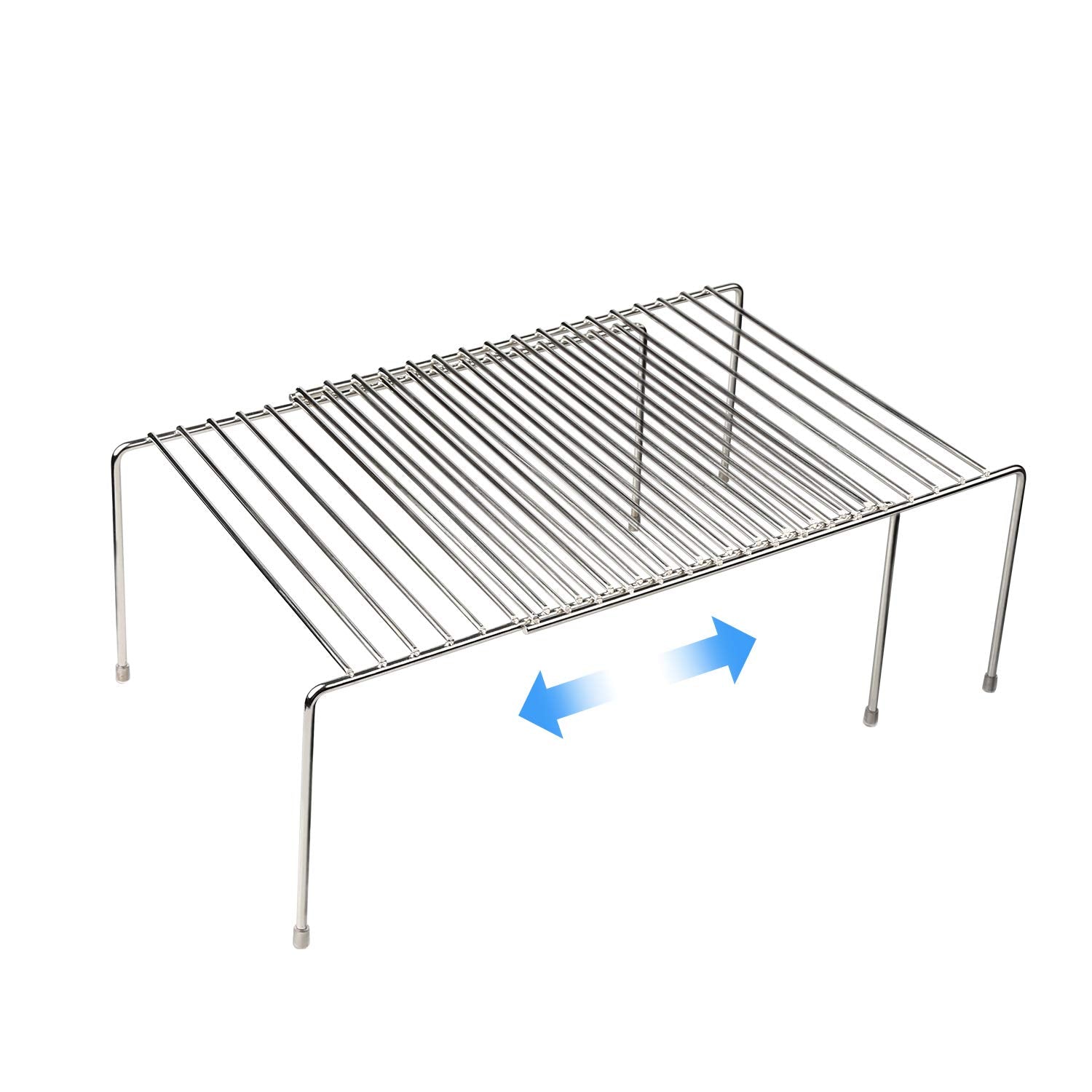 Tomorotec front view showing adjustable shelf and compact storage benefit