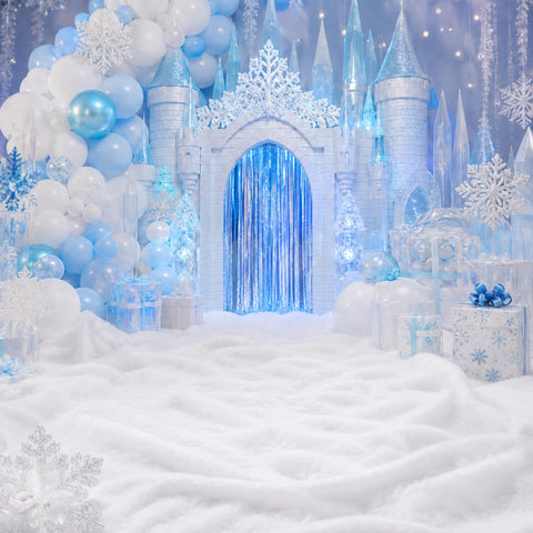 Tondiamo snow blanket under Christmas tree stabilizing ornaments and hiding stand