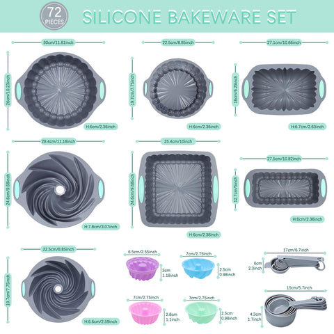 Tongjude stackable bakeware stored saving cabinet space and organizing kitchen