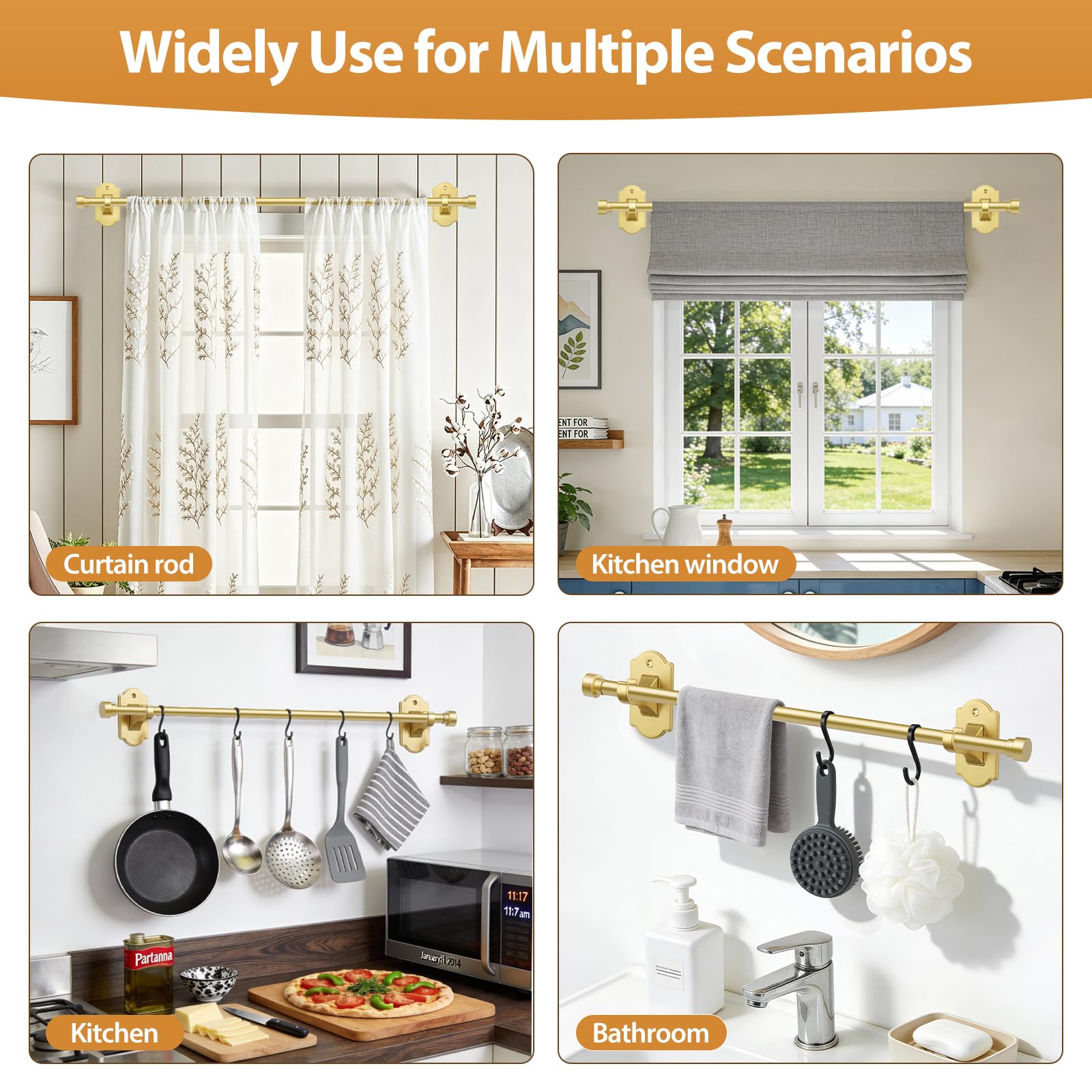 TONIAL mounted on marble tile showing reliable hold on smooth surfaces