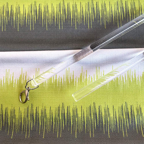 TOOFN acrylic close-up showing clear smooth texture and durable finish for gentle curtain care