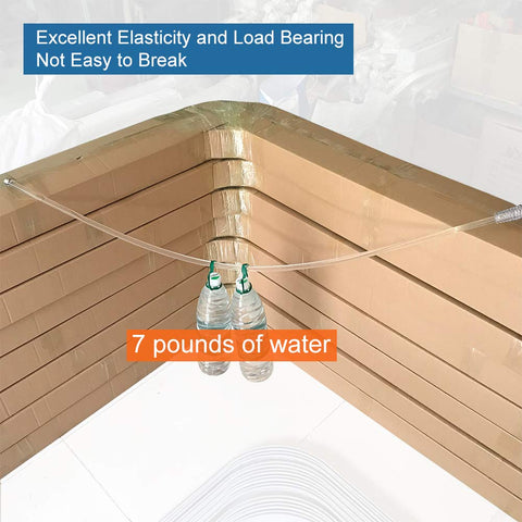 TOOFN wand used to open a high-hung curtain, offering safer, no-stretch operation