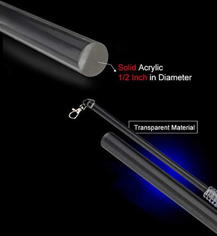 TOOFN wand threaded through a curtain grommet for controlled, fabric-safe opening and closing
