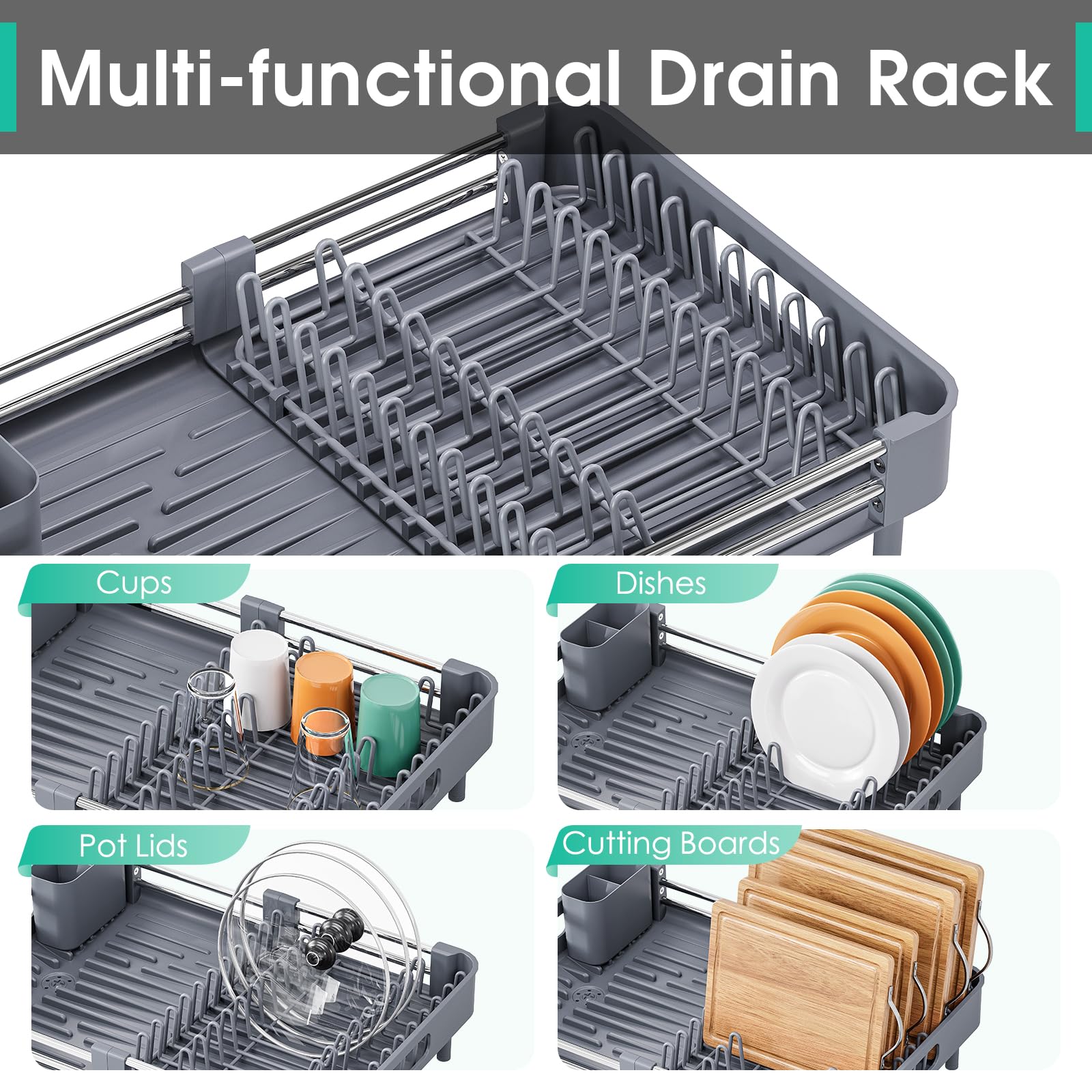 TOOLF loaded plate row demonstrating organized drying benefit