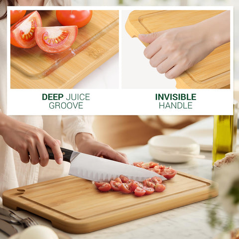 Toolola non-slip pad under board, stable chopping and safety benefit