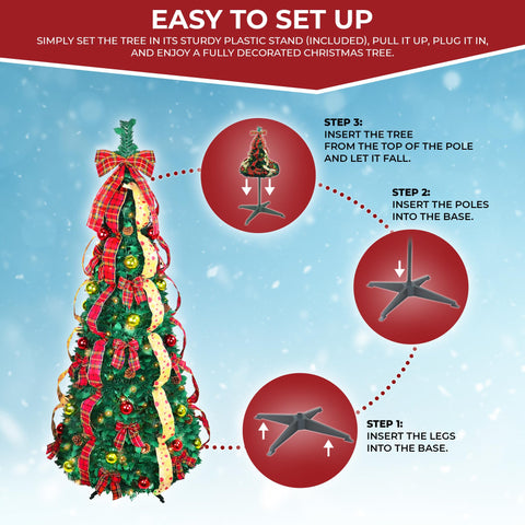 Top Treasures warm UL lights detail highlighting cozy illumination and safe indoor use