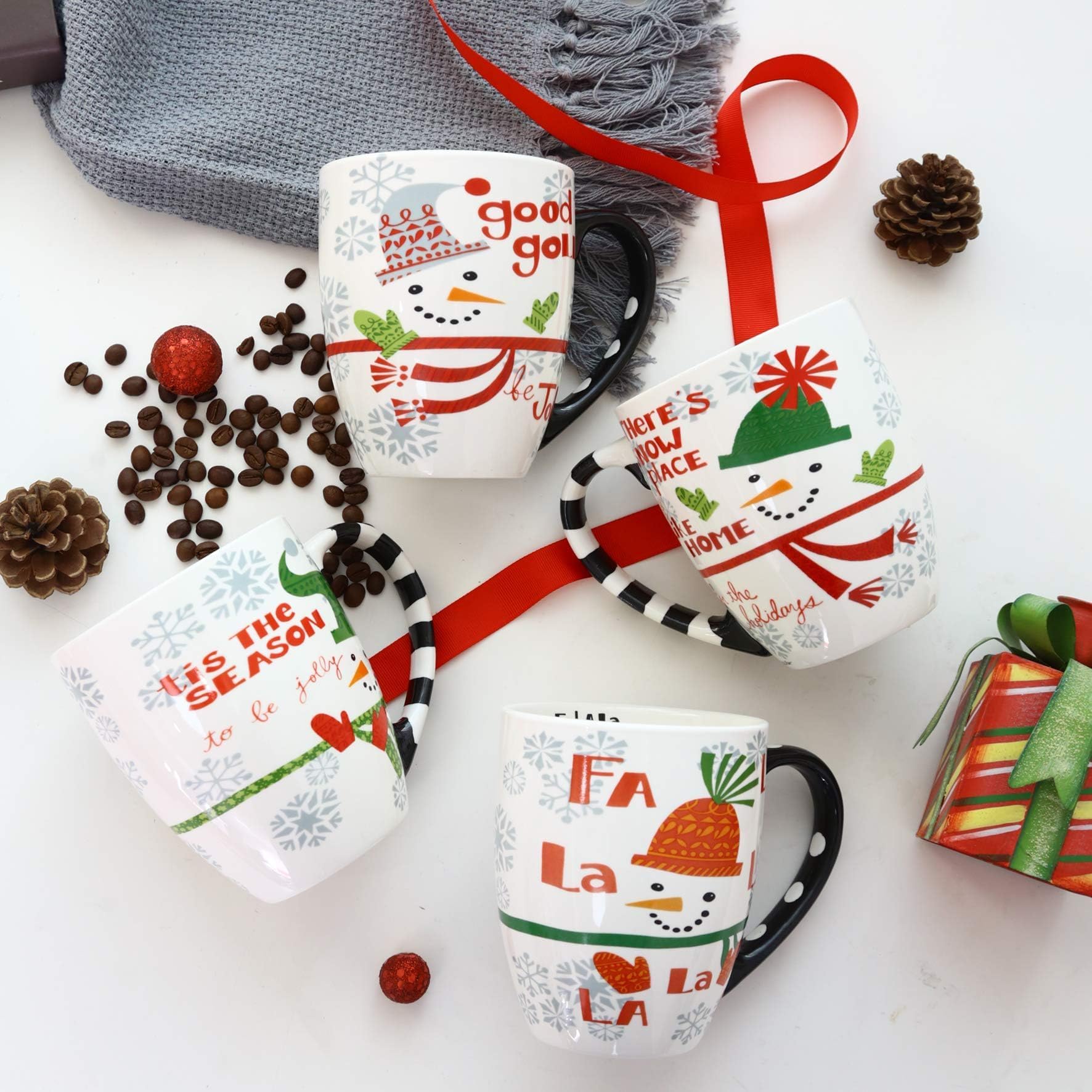 Topadorn snowman design close-up highlighting vibrant print and joyful decor benefit
