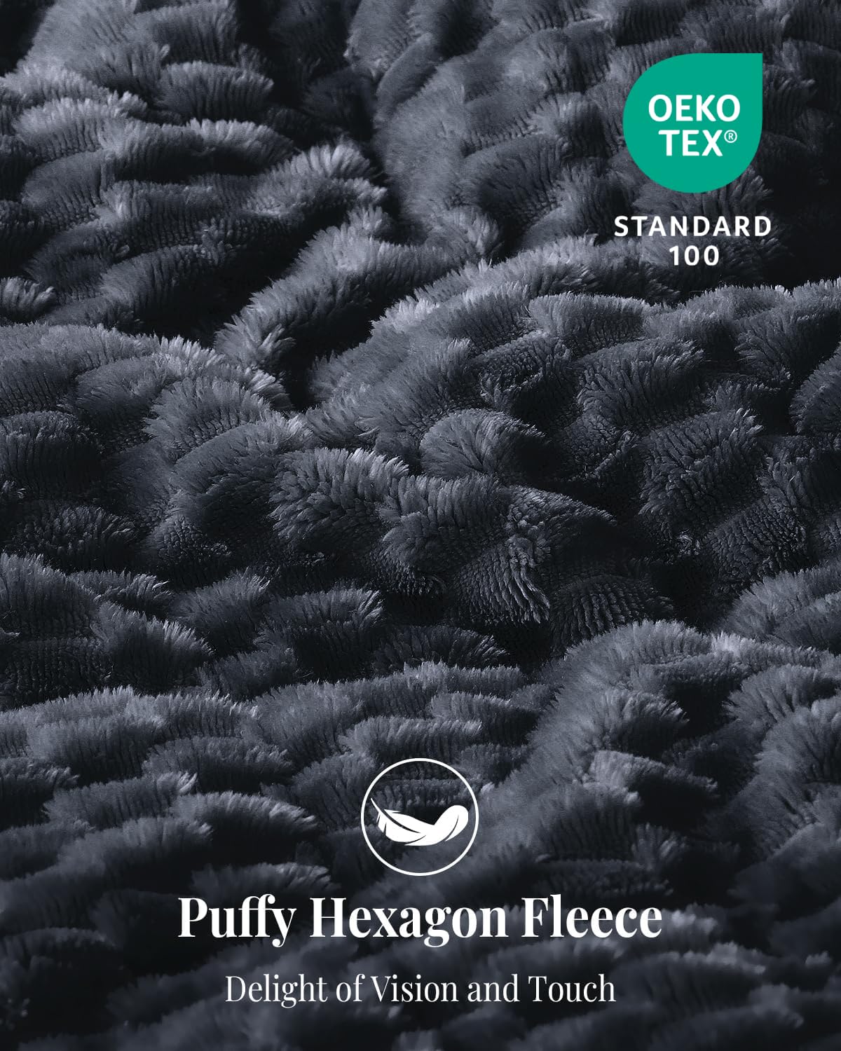 Topblan dual-sided fleece and sherpa close-up highlighting reversible comfort