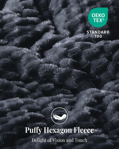 Topblan dual-sided fleece and sherpa close-up highlighting reversible comfort