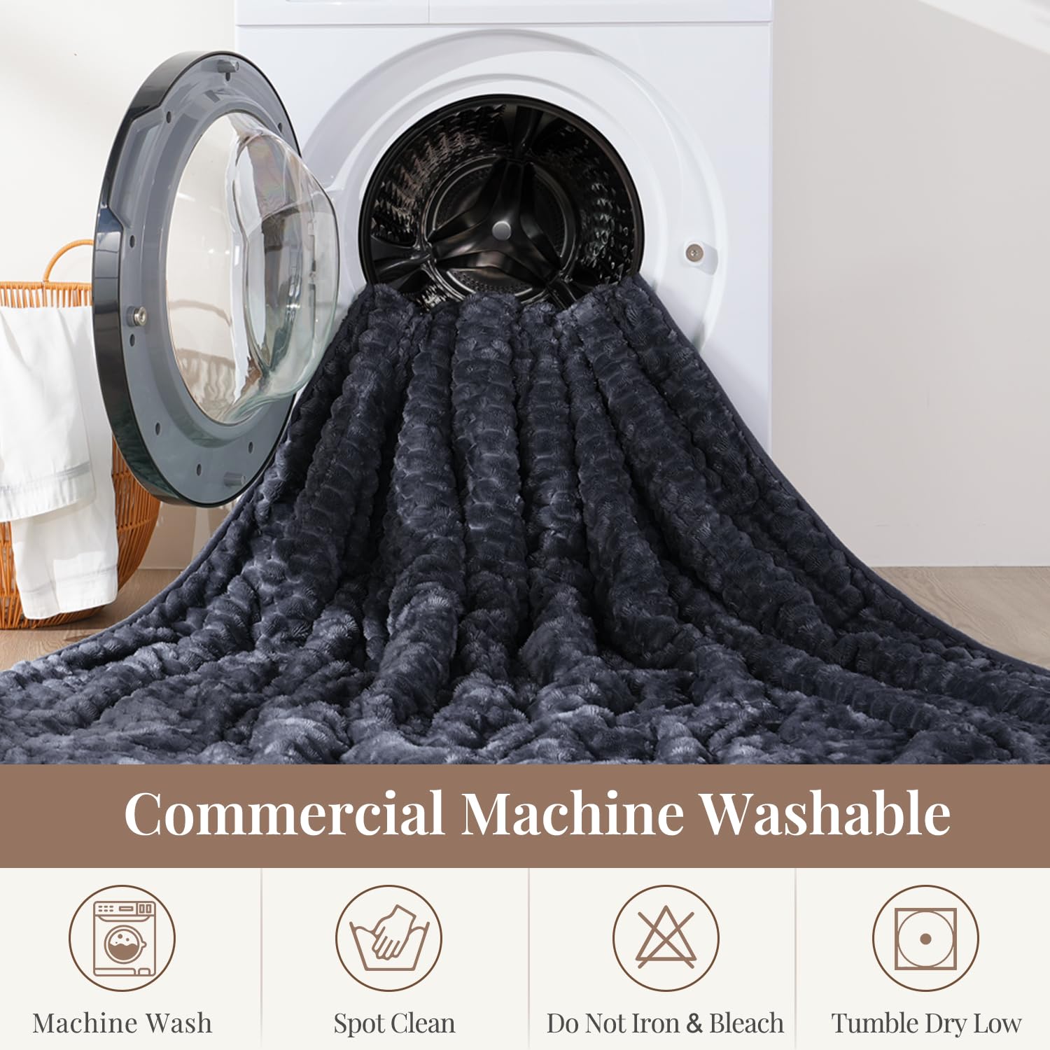 Topblan folded to show compact size and easy storage convenience
