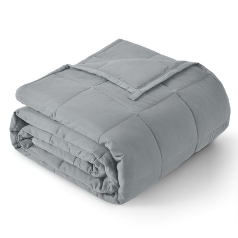 Topblan front view showing twin-size blanket and cooling fabric benefit