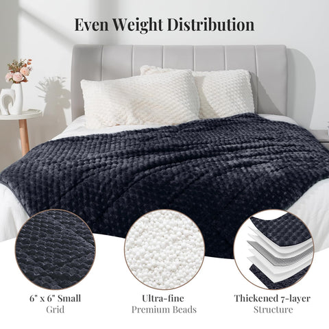 Topblan on a queen bed lifestyle image demonstrating full-body coverage