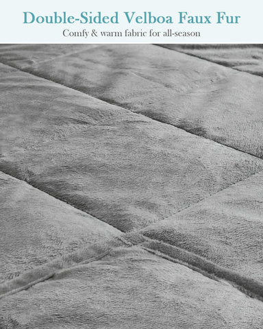 Topblan close-up of Velboa texture highlighting plush comfort