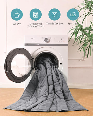 Topblan washing machine ready image showing easy machine-wash convenience