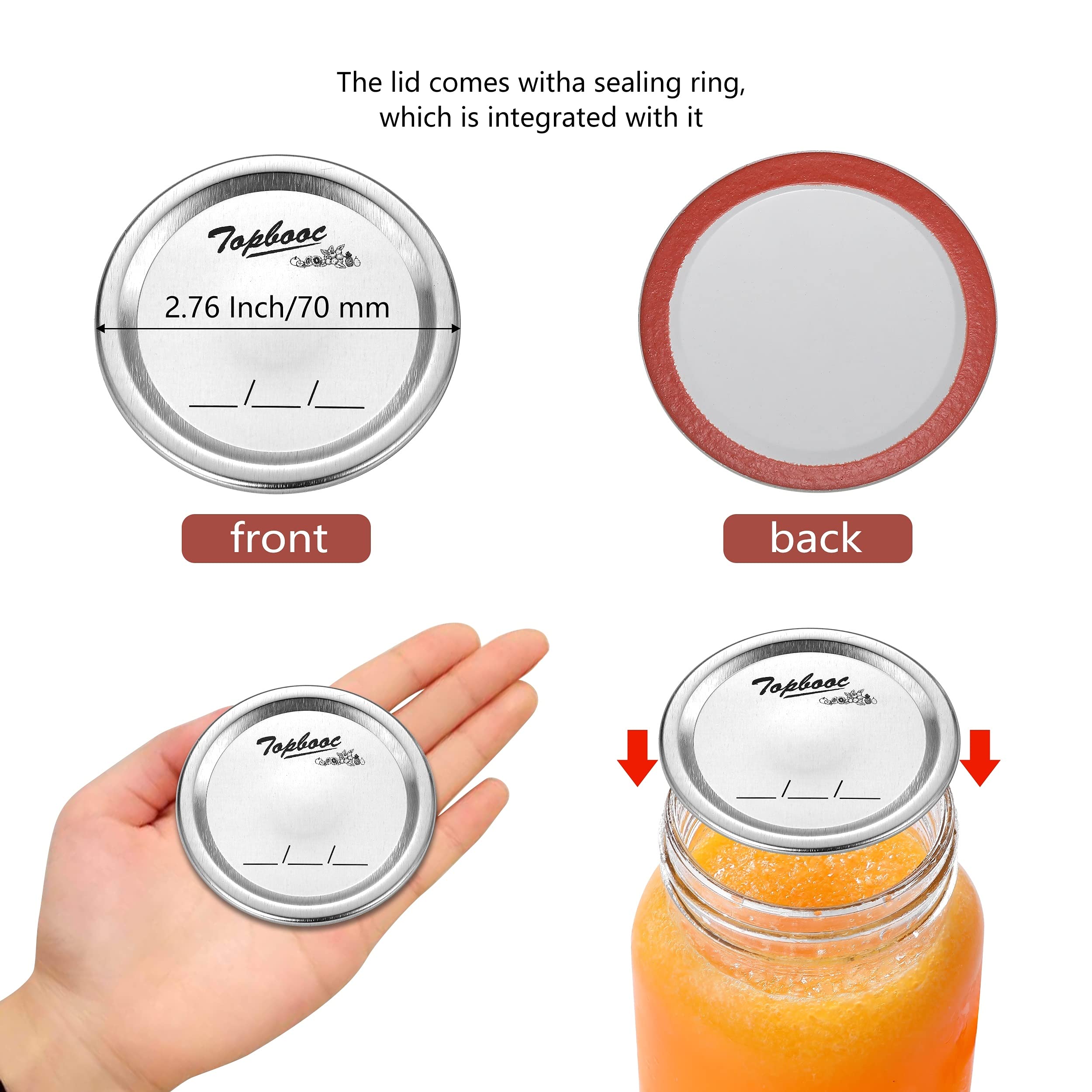 Topbooc lid paired with silicone fermenting accessory showing versatility