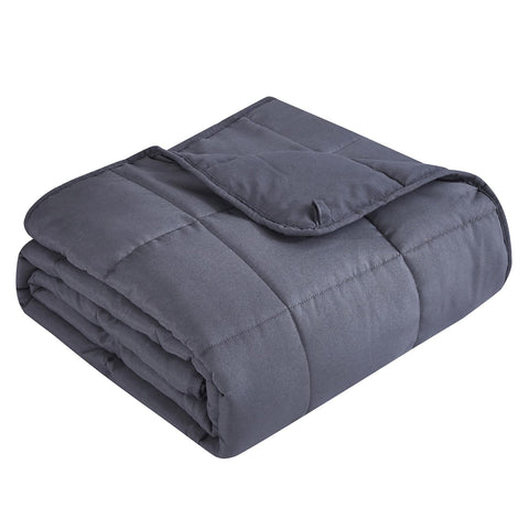 Topcee folded blanket front view showing soft microfiber and neat finish for cozy feel