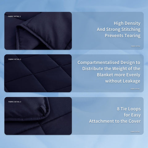 Topcee hand holding blanket edge showing scale and durable construction