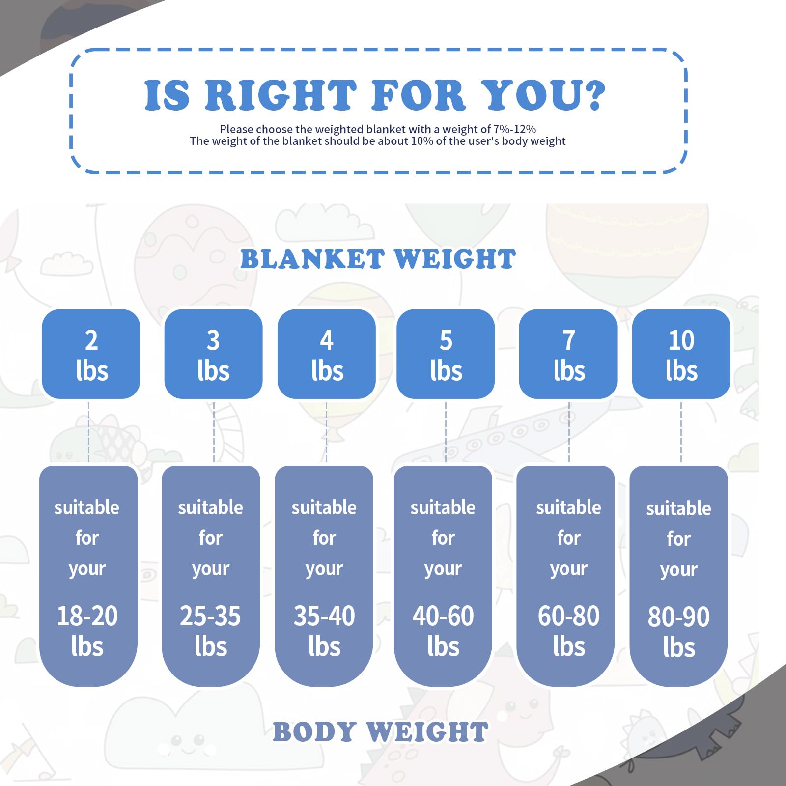 Topcee blanket in bed styled for restful sleep and gentle weight benefits