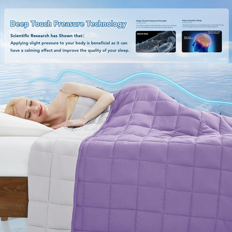 Topcee blanket laid on queen bed demonstrating full 60x80 coverage