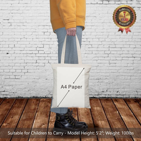 TOPDesign flat-lay of blank cotton totes showing printable surface for crafts and logos