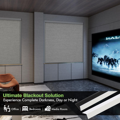 Toperblinds in a bedroom lifestyle scene showing darker room and improved privacy benefit