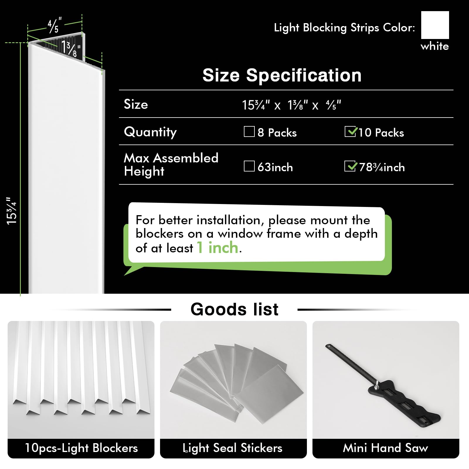 Toperblinds joined strips demonstrating height extension up to 78 inches for taller windows benefit