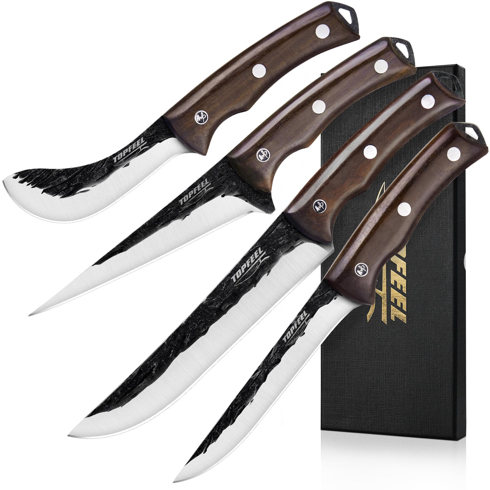 Topfeel front packaging showing full 4-piece set and gift box benefit