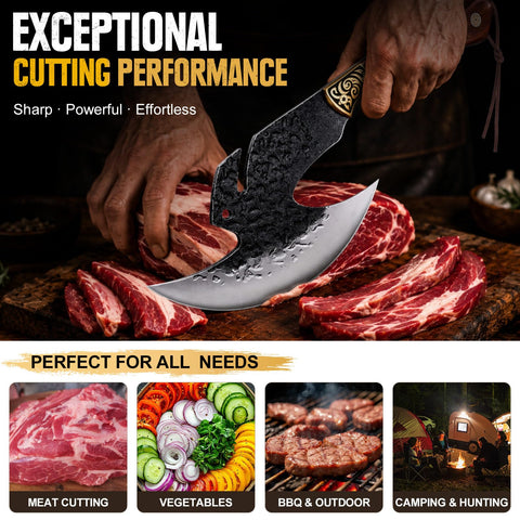 Topfeel luxury gift box with cleaver and sheath ready for gifting and presentation